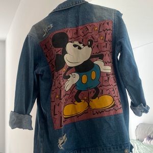 Forever 21 Mickey Mouse Denim Jacket